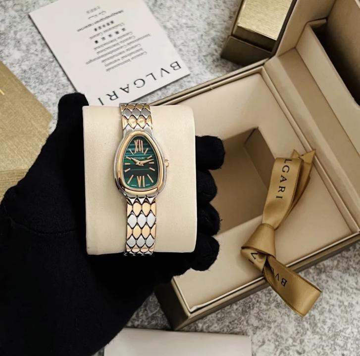 Bvlgari Serpenti Seduttori Two Tone Green Dial