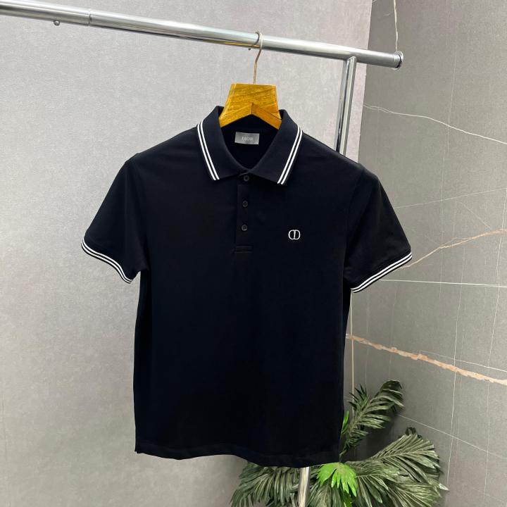 Dio_r Black Premium Polo Neck Tshirt 470