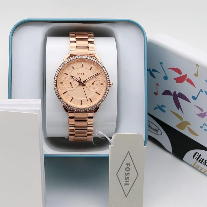 Fossil Tailor Rosegold