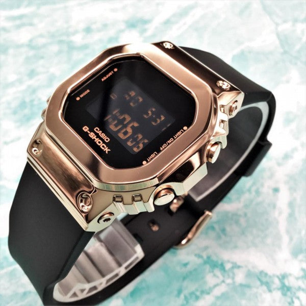 Gshock GMWB 5000 Rosegold LeatherBelt
