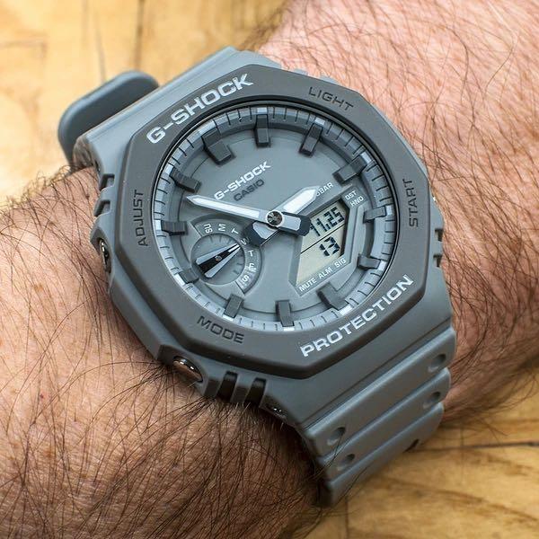 Gshock GM2100 Grey Leather