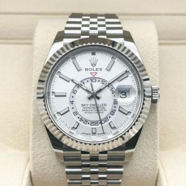 Rolex sky dweller silver