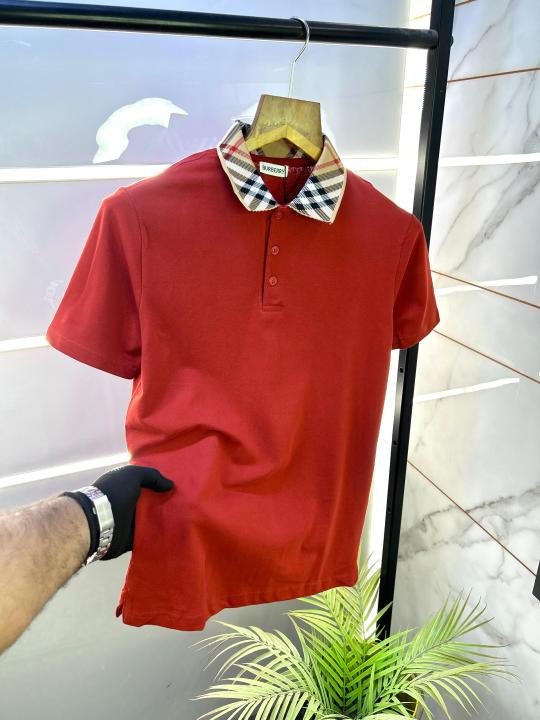 Burberr y Polo Rust Premium Collar Neck T-shirt F2649-RU