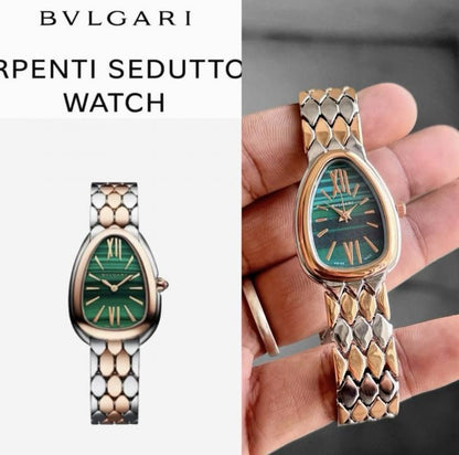 Bvlgari Serpenti Seduttori Two Tone Green Dial
