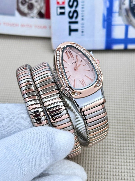 Bvlgari Serpenti Tubogas Full Rose Gold Two tune