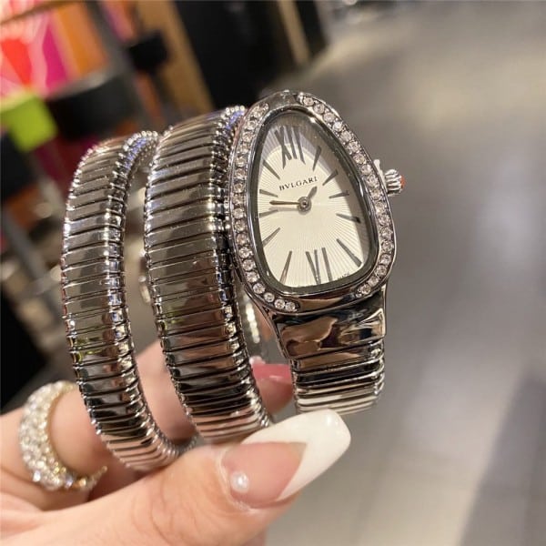 Bvlgari Serpenti Tubogas Full Silver