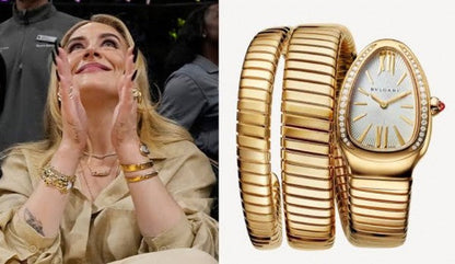 Bvlgari Serpenti Tubogas Gold White Dial