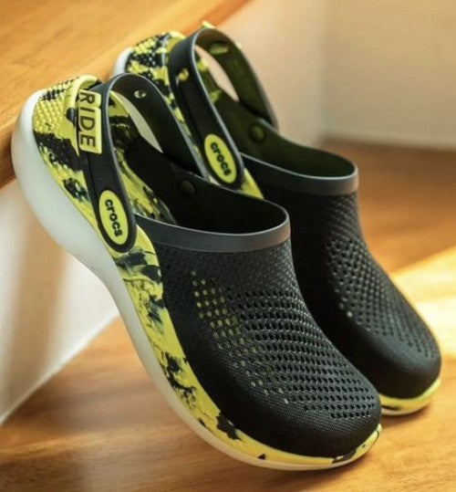 Crocs Literide 360 Clog Black Yellow