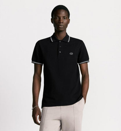 Dio_r Black Premium Polo Neck Tshirt 470