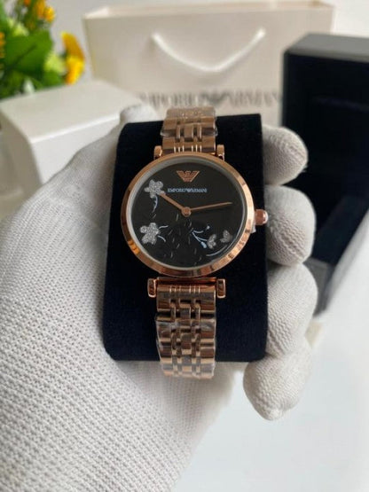 Emporio Armani Rosegold Black