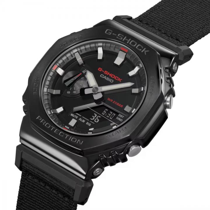 Gshock GM2100 Black White Red Leather