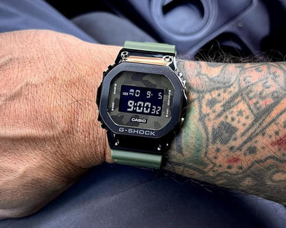 Gshock GMWB 5000 Army Black LeatherBelt