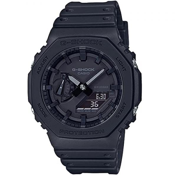 Best Selling Gshock GM2100 Black Leather (rubber)