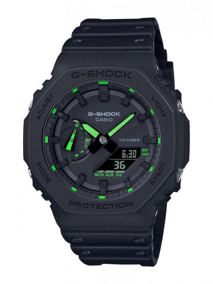 Gshock GM2100 Black Neon Leather