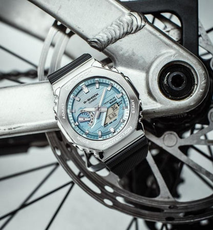 Gshock GM2100 Sky Blue Leather