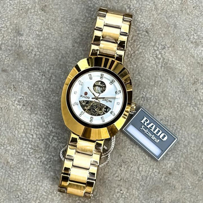 Rado Diaster Gold White Automatic