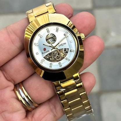 Rado Diaster Gold White Automatic