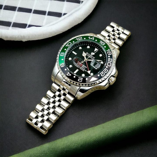 Rolex GMT Master Silver Green