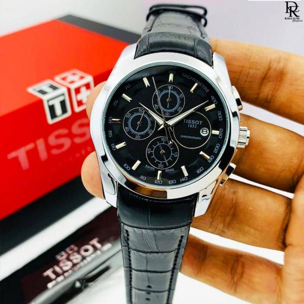 Tissot 1853 Courtier Watch Black Leather Belt