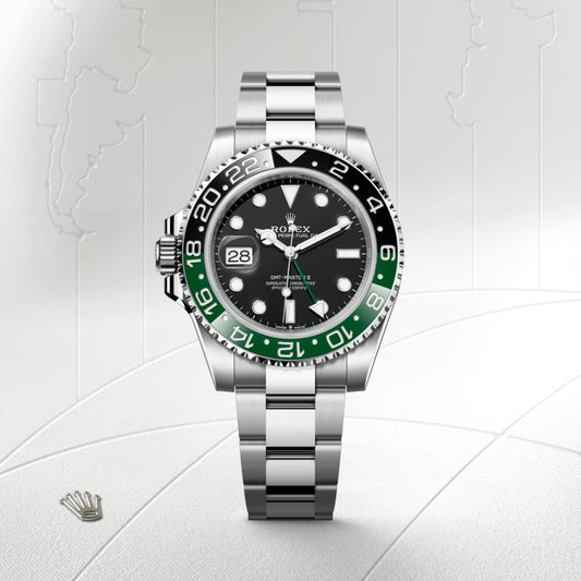 Rolex GMT Master Silver Green