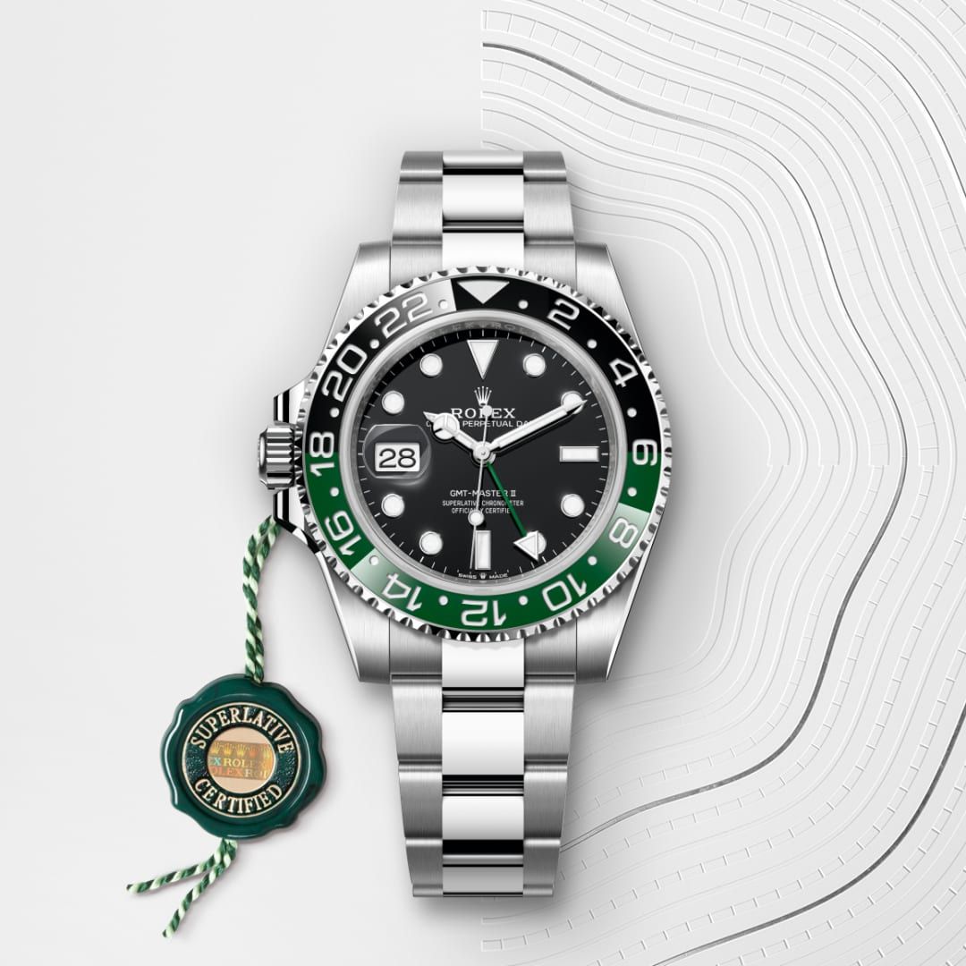 Rolex GMT Master Silver Green
