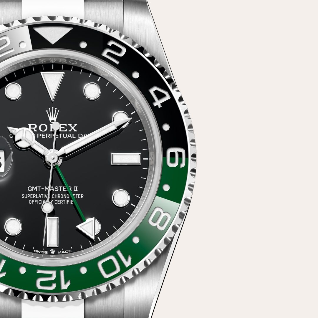 Rolex GMT Master Silver Green
