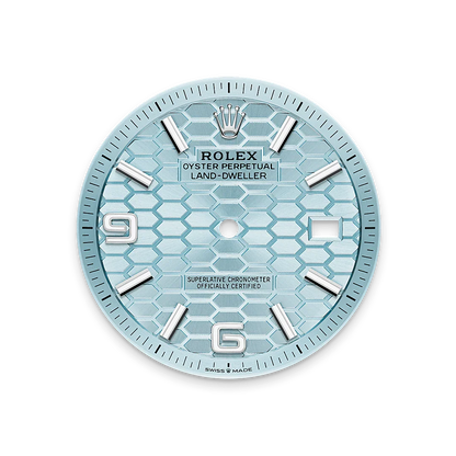 Rolex Land dweller silver blue