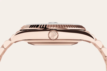 Rolex Day Date Rose Gold Green Dial