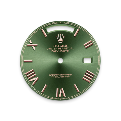 Rolex Day Date Rose Gold Green Dial