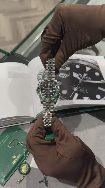 Rolex GMT Master Silver Green