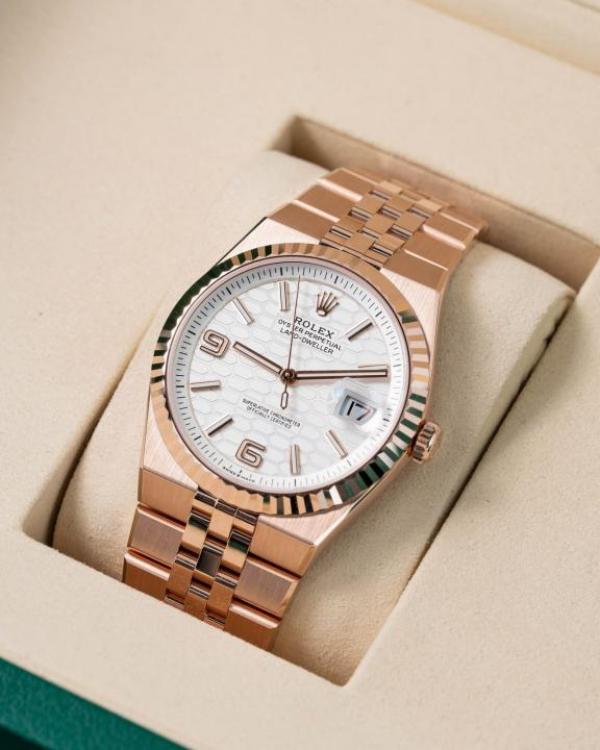 Rolex Land Dweller Automatic  with open back and logo