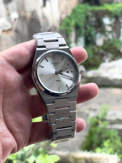 Tissot Prx Silver white