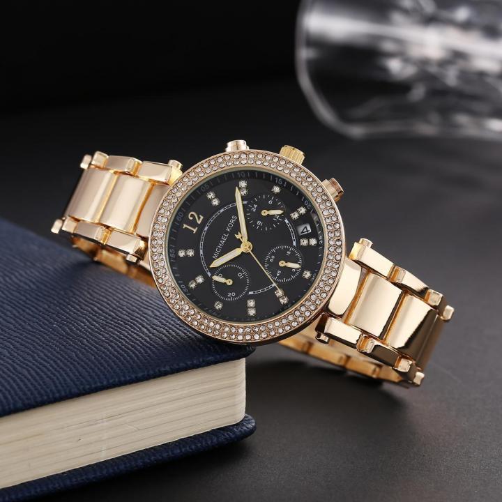 Michael Kors Parker Gold black