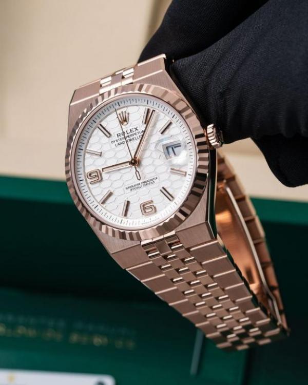 Rolex Land Dweller Automatic  with open back and logo