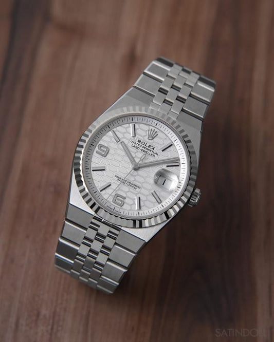 Rolex Land Dweller Automatic  with open back and logo