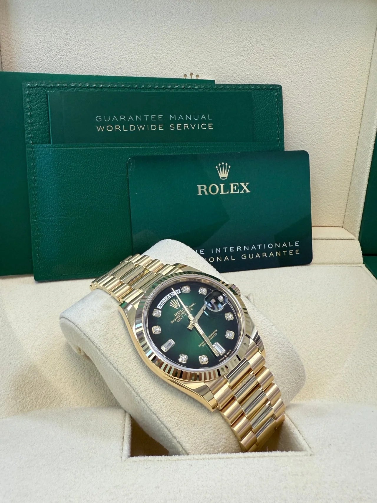 Rolex Day Date Green Dial