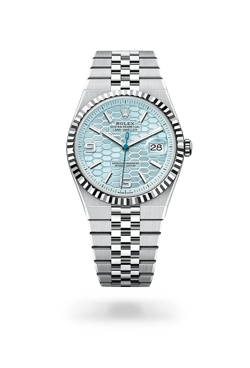 Rolex Land dweller silver blue